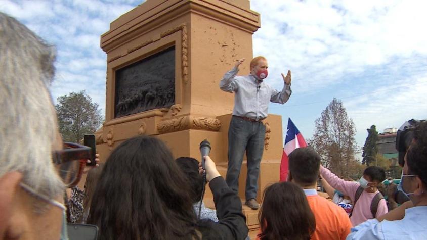 [VIDEO] Monumento a Baquedano: Crece polémica por el traslado de la estatua