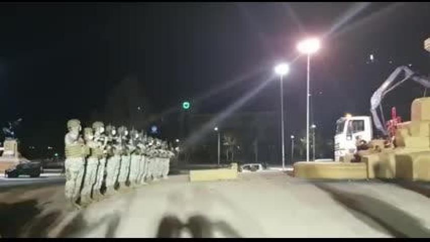 [VIDEO] Militares rindieron honores a estatua del General Baquedano previo a su retiro