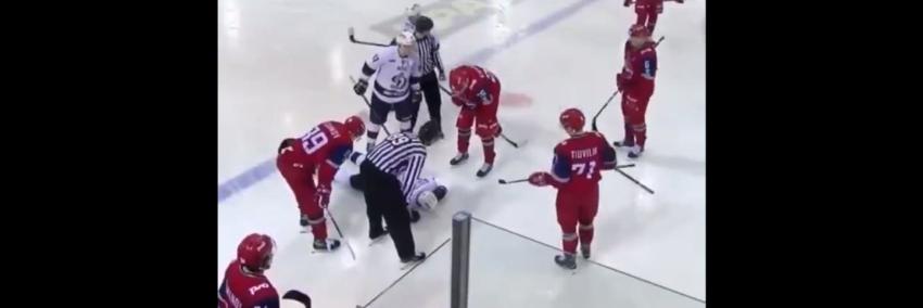 Jugador de hockey sobre hielo murió tras recibir un golpe en la cabeza con el disco