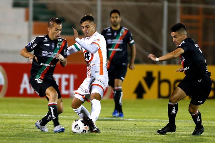 Cobresal y Palestino igualan sin goles en duelo de ida de fase previa de Copa Sudamericana