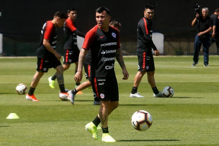 La alegría de Gary Medel en su regreso a la Selección Chilena