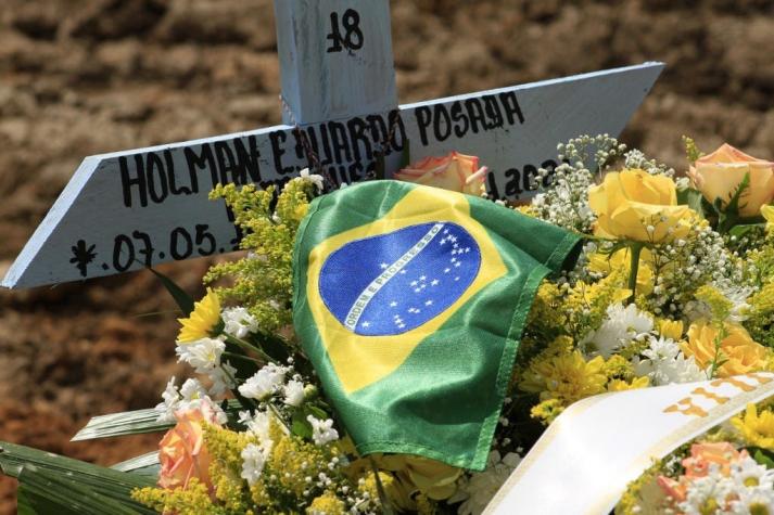 Brasil bate récord de más de 3.000 muertos por covid en un día