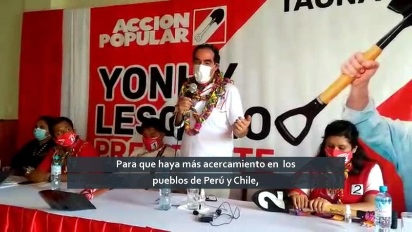 [VIDEO] Candidato presidencial peruano promete pedir devolución del Huáscar