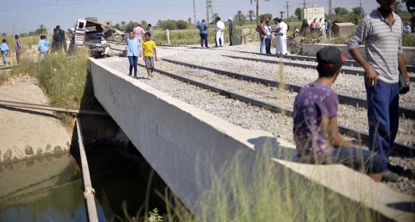Accidente ferroviario en Egipto deja al menos 32 muertos y 66 heridos