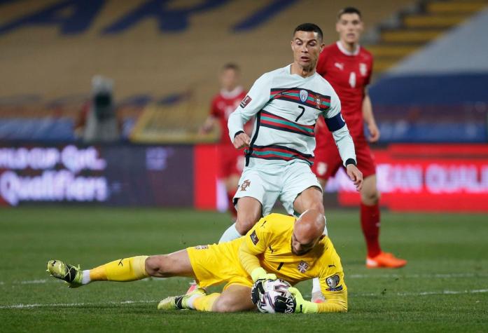 Polémica en el Serbia-Portugal: No validan claro gol de Ronaldo que le daba el triunfo a los lusos