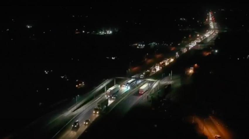 [VIDEO] Carabineros levantó cordón sanitario en Ruta 5 Sur