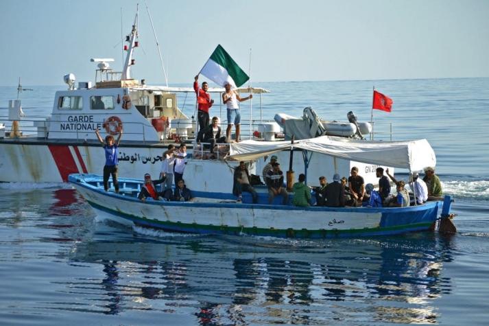 Rescatan dos barcos de migrantes en el Mediterráneo