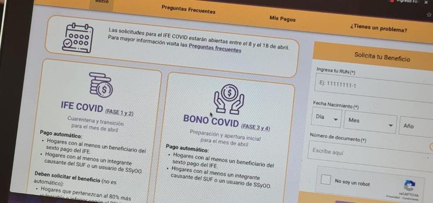 Postulación al IFE y Bono COVID de abril: Cómo postular y saber si me corresponde