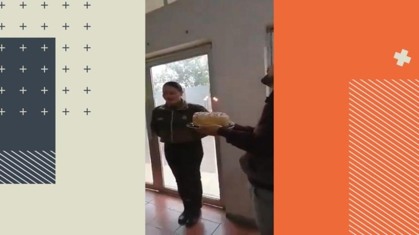 [VIDEO] Polémica celebración de cumpleaños de carabineros en una comisaría