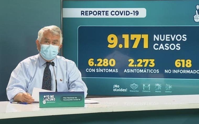 Ministro Paris tras más de 9 mil casos de COVID-19 en Chile: "Estamos viviendo un momento crítico"