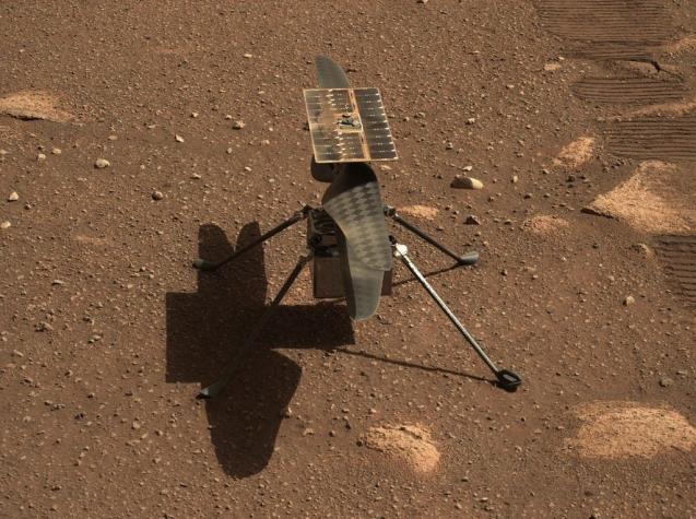 [FOTO] Así es la primera imagen a color de Marte tomada desde el aire por el Ingenuity