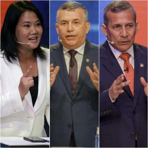 Tres candidatos a la presidencia de Perú bajo la lupa de la Fiscalía
