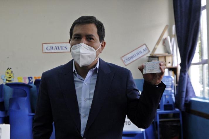 Elecciones en Ecuador: Arauz se anticipa a resultados y se presenta como ganador del balotaje