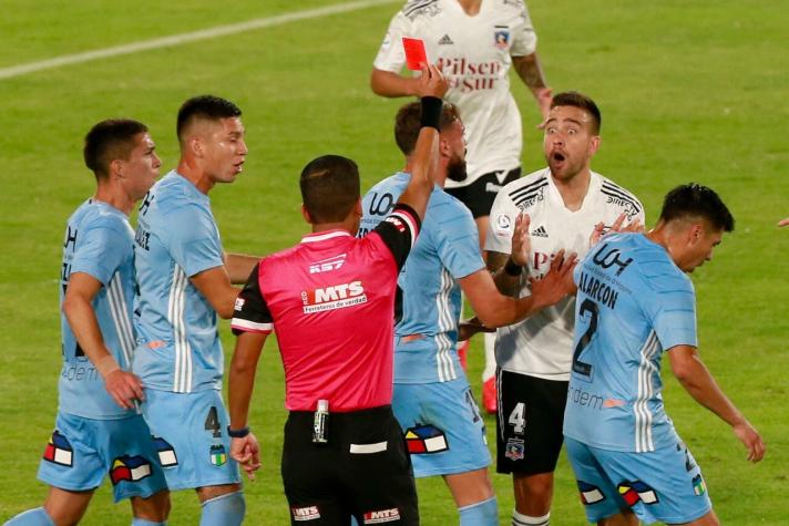 Colo Colo: Zaldivia se excusa tras su expulsión ante O'Higgins y asegura que "no volverá a suceder"