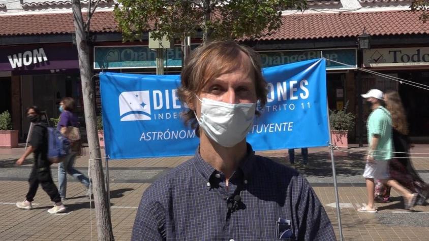 [VIDEO] Elecciones 2021: Un día de campaña con el astrónomo Diego Mardones