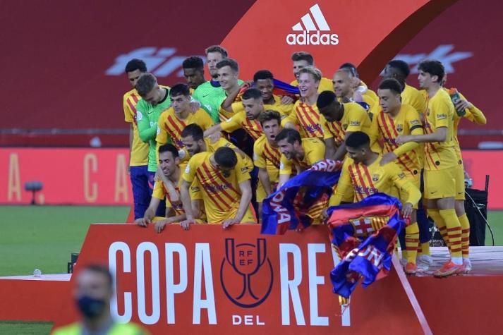 Barcelona se corona campeón de la Copa del Rey tras golear al Athletic de Bilbao