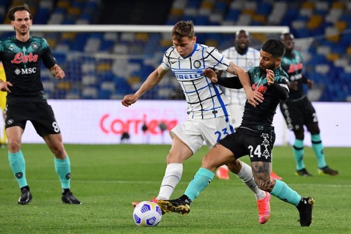 Inter y Napoli reparten puntos en reñido duelo: Alexis Sánchez vio acción sobre el final