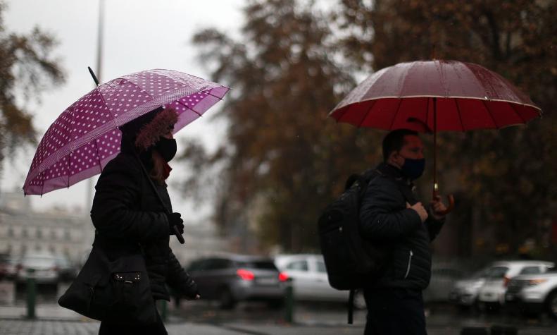 Lluvia en la región Metropolitana: A qué hora comenzará y qué tan intensa será