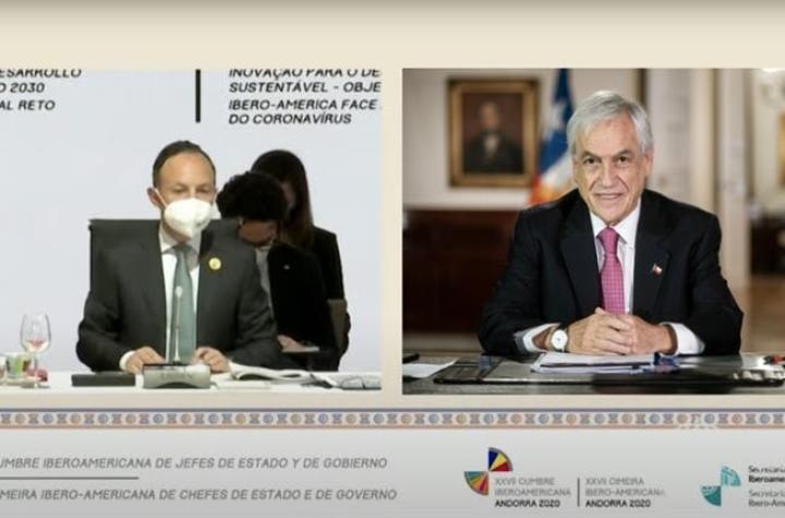 Cumbre Iberoamericana: Presidente Piñera propone acuerdo para hacer frente a futuras pandemias