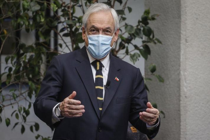 Piñera por pandemia: "Han sido tiempos difíciles para las familias y también para este Presidente"