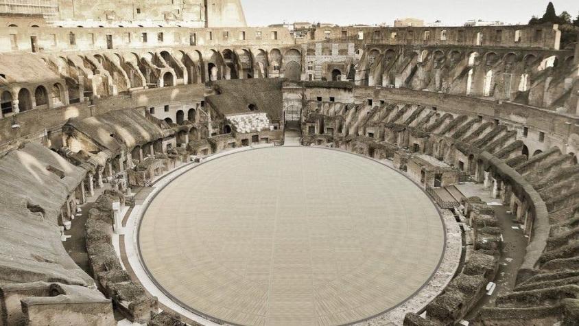Cómo el Coliseo romano perdió el piso (y el ambicioso proyecto de Italia para reponérselo)