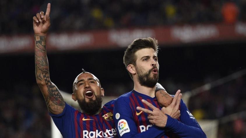 "Juegas contra cojos": La feroz troleada de Gerard Piqué a Arturo Vidal tras ser campeón con Inter