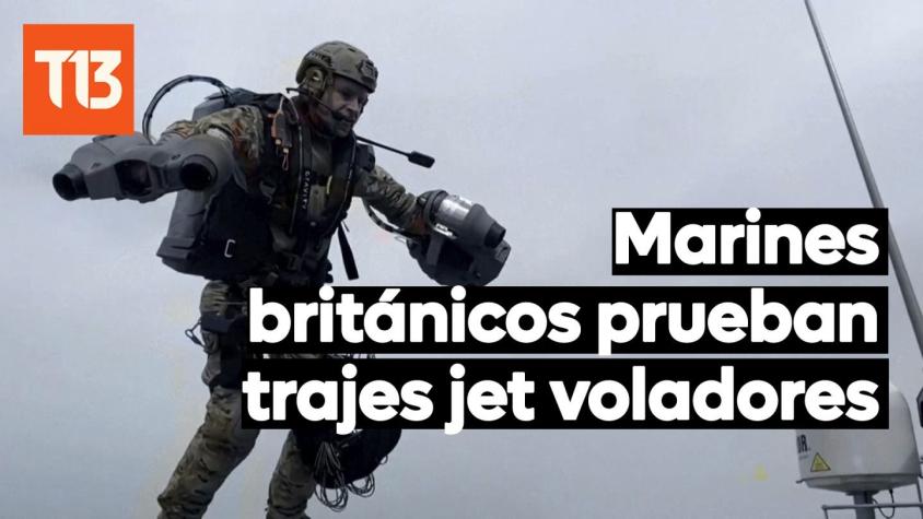 [VIDEO] Marines británicos prueban nuevos trajes voladores