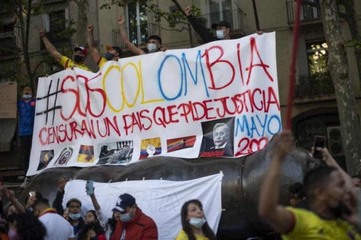 Gobierno de Chile lamenta pérdida de vidas en Colombia y rechaza "vandalismo y la violencia"