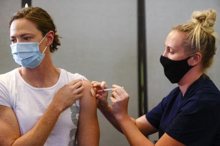 Australia vacuna atletas con miras a los Juegos Olímpicos de Tokio