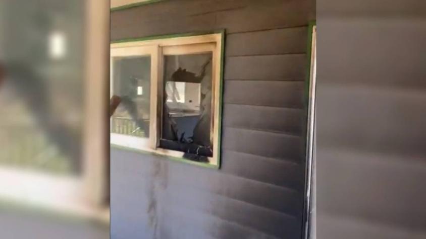 Vandalizan escuela de Lanalhue a pocos días de entrega tras reconstrucción: En 2020 fue incendiada