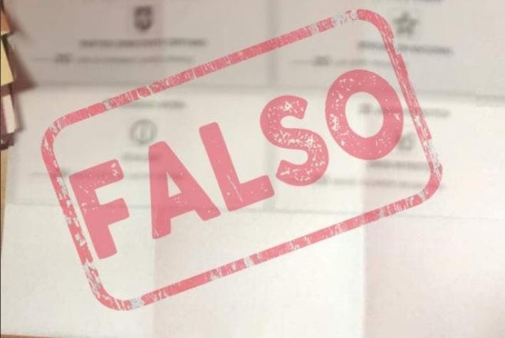 "Fake news": Servel desmiente foto de papeletas que no tendrían a todos los candidatos
