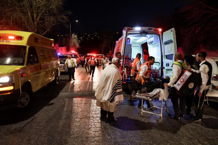 [VIDEO] Al menos 60 personas resultan heridas tras colapso de tribuna en sinagoga en Jerusalén