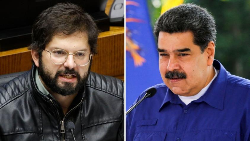Boric emplaza a Maduro por respeto a los DD.HH: "Tanto Piñera como usted no han estado a la altura"