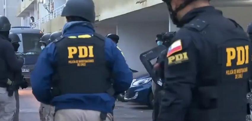 Al menos 25 detenidos tras allanamiento de 40 departamentos en La Cisterna