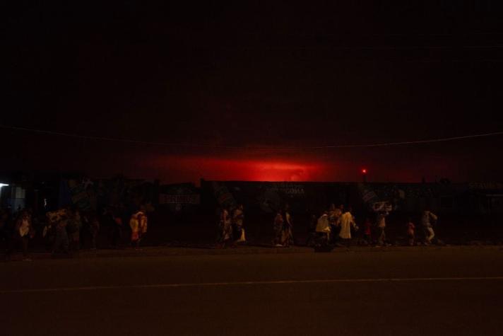 [VIDEOS] Los impactantes registros de la erupción de un volcán en Congo