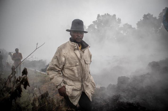 Las desoladoras imágenes tras la erupción de un volcán en la República Democrática del Congo