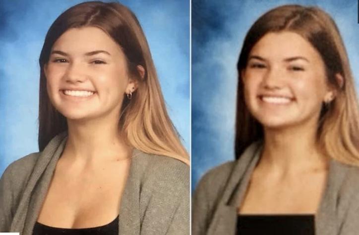 Una escuela editó las fotos del anuario de sus alumnas por mostrar los hombros y parte del pecho