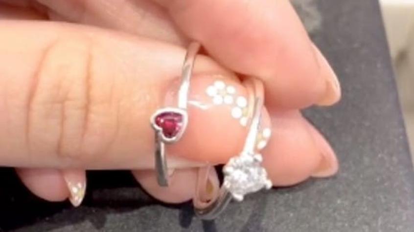 Vendedora expone en TikTok a hombre que compró un anillo para “su novia y su amante"