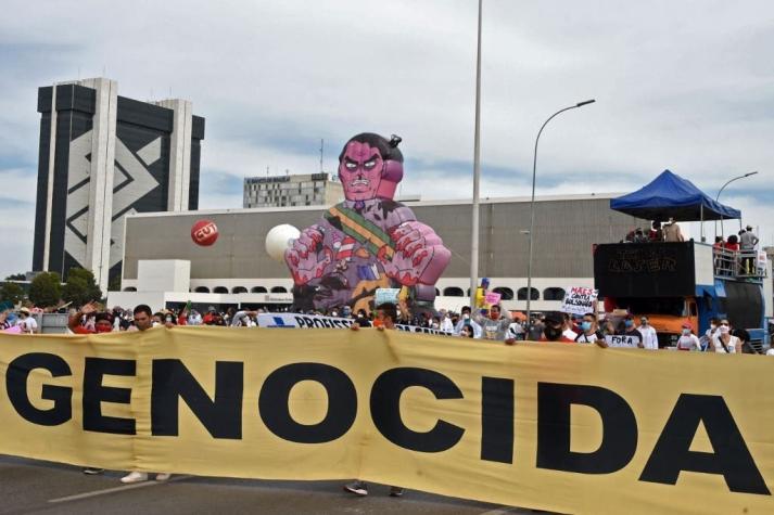 Nueva jornada de protestas callejeras en Brasil contra la gestión de la pandemia de Bolsonaro