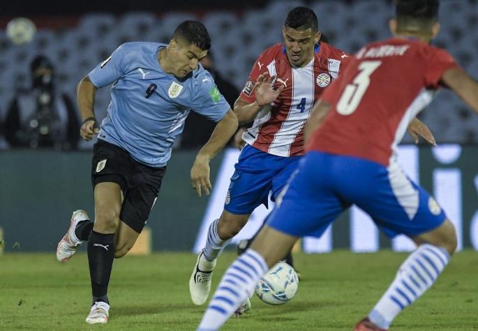 Uruguay y Paraguay igualan en Montevideo y quedan al alcance de La Roja en las Clasificatorias