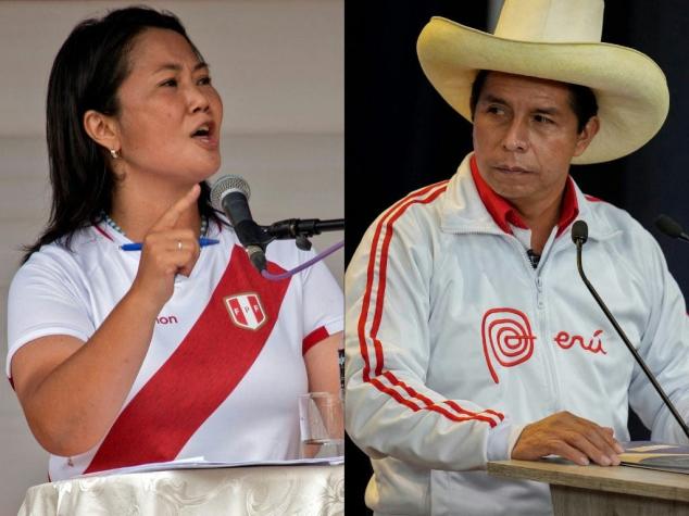 Perú ultima detalles para reñido balotaje entre Fujimori y Castillo