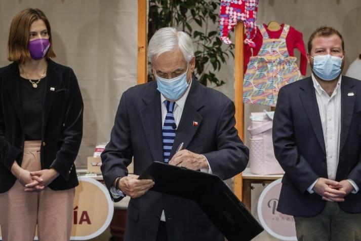 Presidente Piñera promulga ley que entrega bono a pymes afectadas por la pandemia