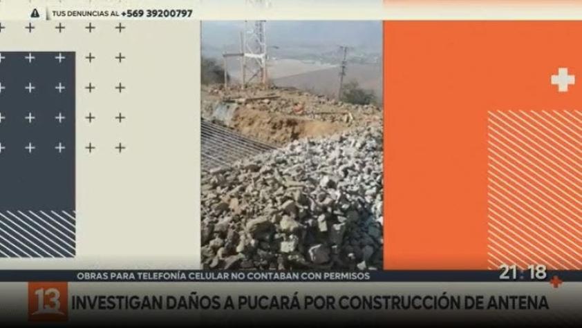 [VIDEO] Investigan daños a Pucará Inca por construcción de antena