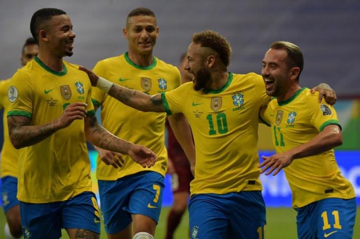 Sin despeinarse: Brasil golea a Venezuela en el inicio de la Copa América