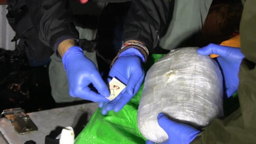 [VIDEO] 120 kilos de droga incautados en operativo transnacional en costas de Arica