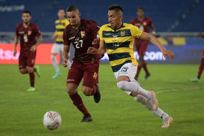 Venezuela le amarga la noche Ecuador en la Copa América con un empate en el último minuto