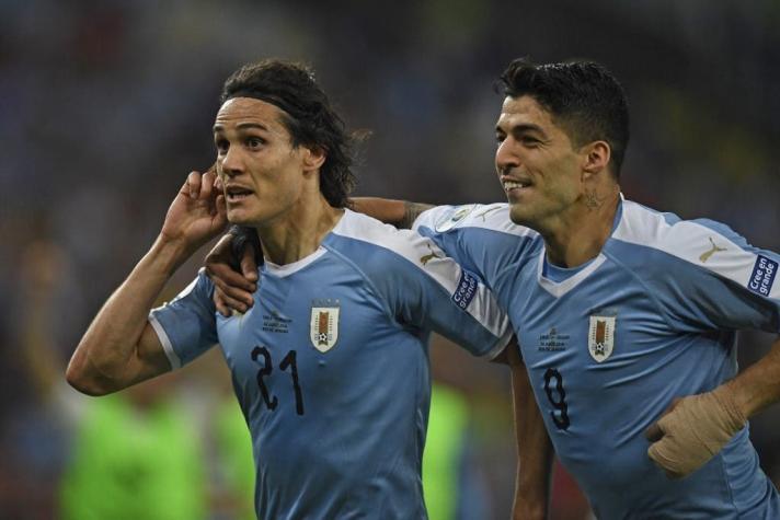 Suárez y Cavani amenazan a La Roja: Uruguay confirma alineación para duelo con Chile en Copa América