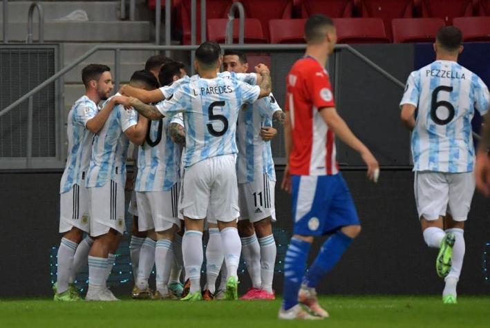 Argentina vence a Paraguay y se mete en los cuartos de final de Copa América
