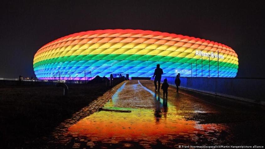 UEFA rechaza iluminación arcoíris del estadio de Múnich para el Alemania-Hungría