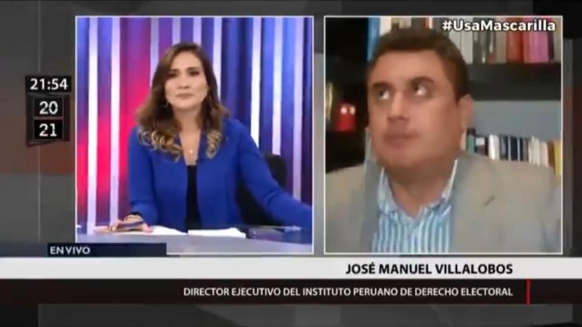 Fuerte sismo en Perú: Cámaras captaron instante en que periodista realizaba entrevista en vivo
